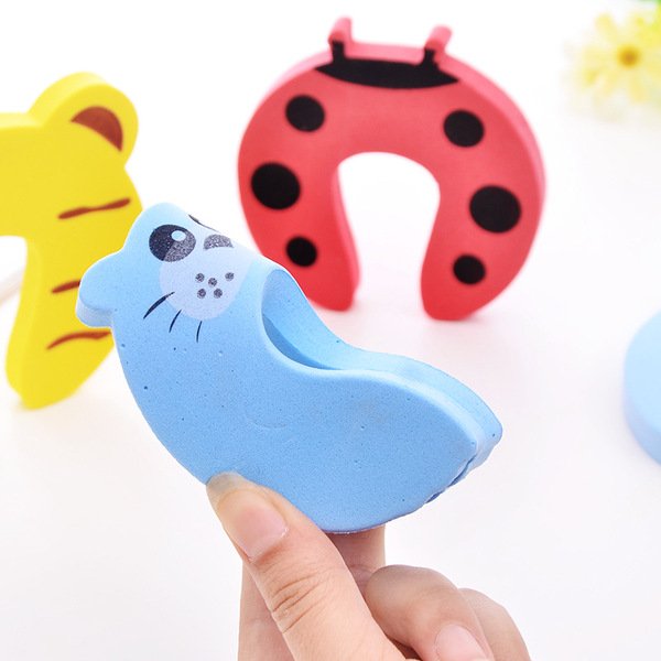 বেবি সেফটি ডোর স্টপার | Baby Safety Anti-Pinch Door Stopper