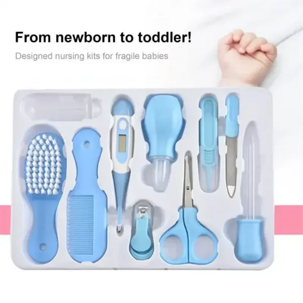 শিশুর কেয়ার কিট – ১০ পিস | Newborn Baby Grooming & Care Kit  10 - Piece Set